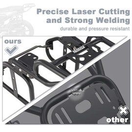 Juego de portaequipajes trasero para motocicleta Husqvarna Svartpilen 125/200/250/401 2021-2023, Vitpilen 250/401 2022-2023