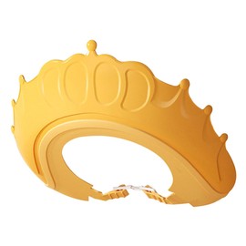 ANCLLO Baby Shower Cap Adjustable Shampoo Protection Crown Hair Washing Child Protection Soft Cap Hat Waterproof for 6+ Months