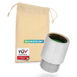 ecowaterjet Water Saver for Shower - Save up to 50% Hot Water with 100% Comfort - Energy-Saving Flow Limiter for Every Shower Head - Water Saving Flow Regulator