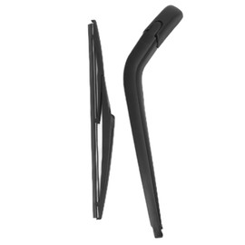 2 Pack Rear Wiper Blades Black ABS Windscreen Wiper Arm Efficient Replacement for 2006-2012 Vehicles