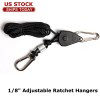 WYZM Heavy Duty Rope Ratchet Hanger, Reinforced Metal Internal Gears
