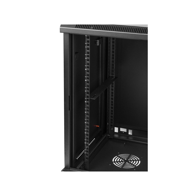 Rosewill 12U Server Rack Enclosure with Glass Door, Locks, &