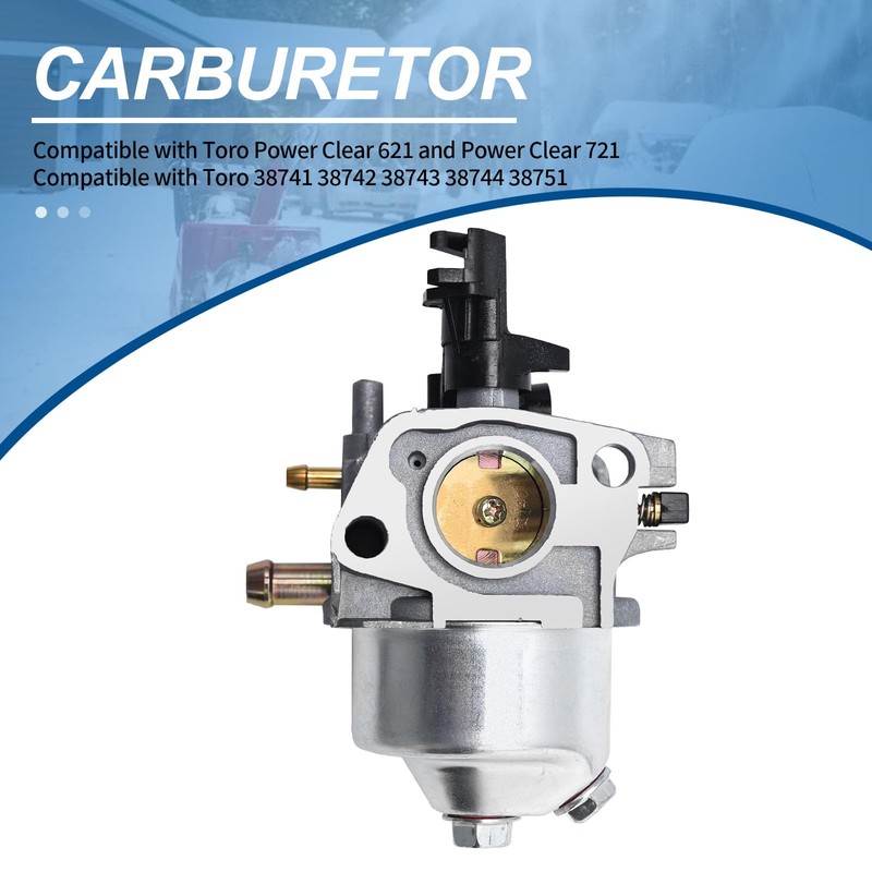 127-9008 Carburetor Carb Kit Replacement for Toro Power Clear 621,721,