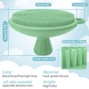 GEENOA Adjustable Silicone Back & Face Scrubber Set, 16''-24'' Extendable