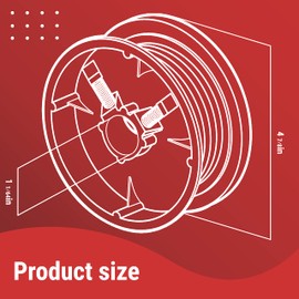 Overhead Garage Door Parts 400-8 Standard Lift, Up to 8" High Doors Garage Door Cable Drum (Pair, 4.85 Inches Each)