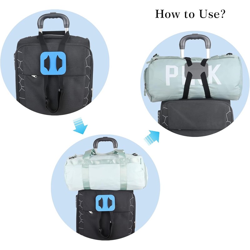 Correas de equipaje para añadir una bolsa fácil de viajar,