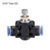 sourcing map 8mm Tube OD Pneumatic Air Flow Control Valve