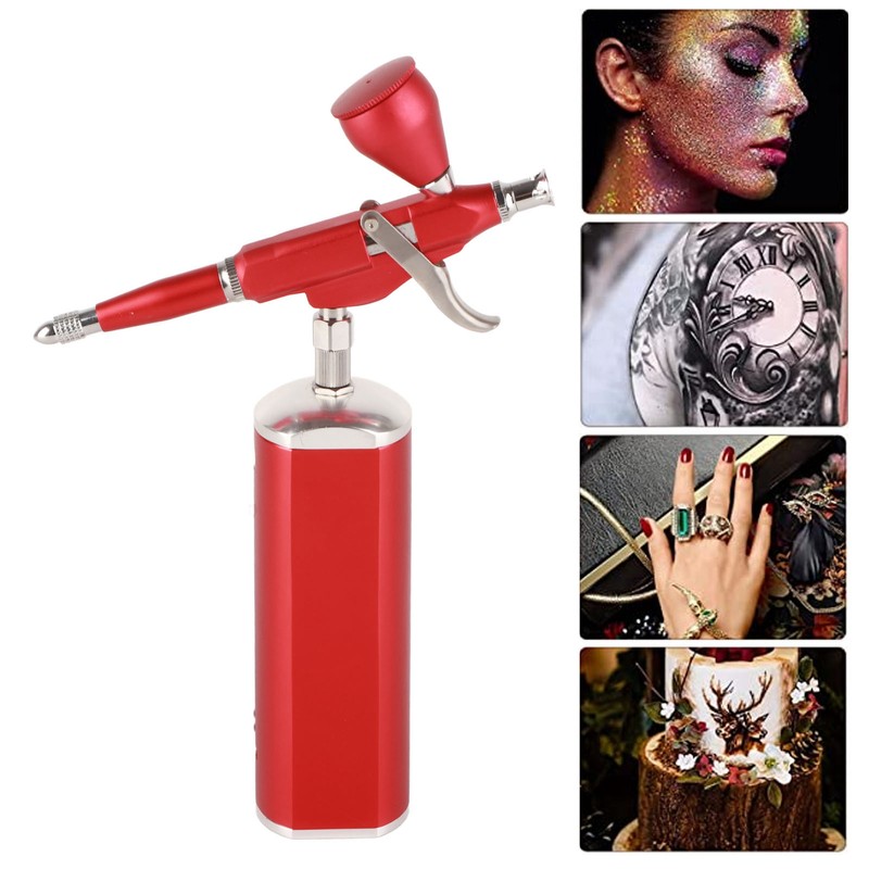 Auto Airbrush Kit Handheld Gun Type Automatic Start and Stop