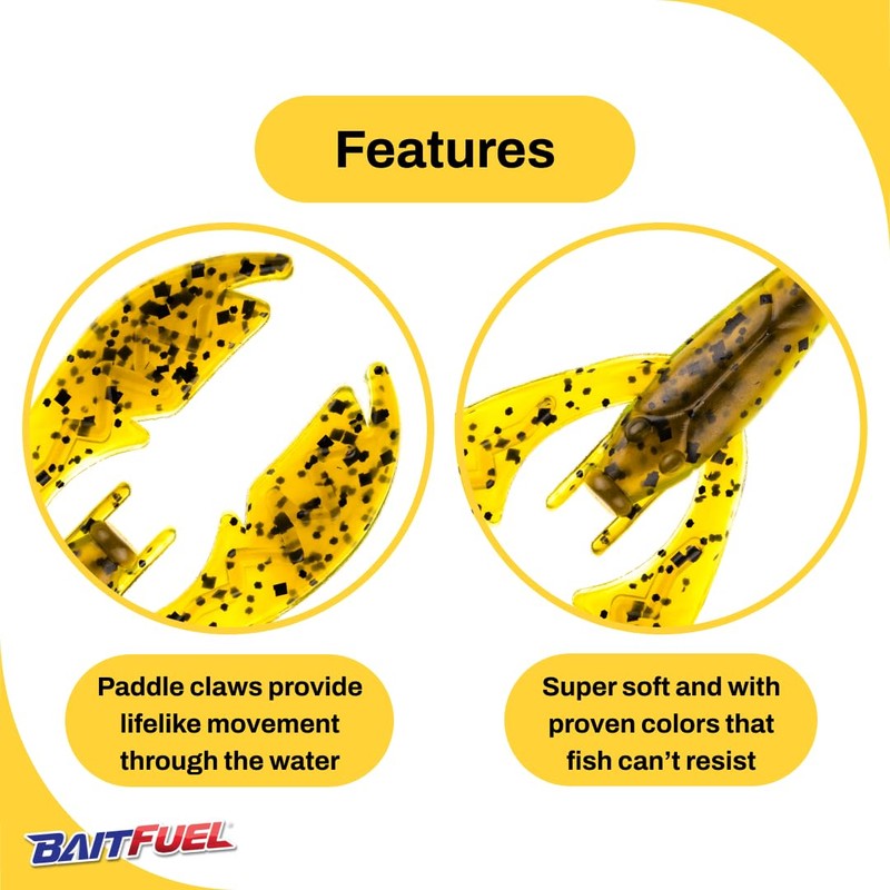 BAITFUEL PACA Chunk Sr Creature Bait Infused with Supercharged X55