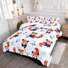 CCoutueChen Animal Print Comforter Set Queen Size,Lovely Bedding Set for