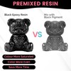 NASUBI 32OZ Black High Gloss Epoxy Resin - No Bubbles,