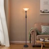 HonoDing Torchiere Floor Lamp for Living Room, Standing Lamp with