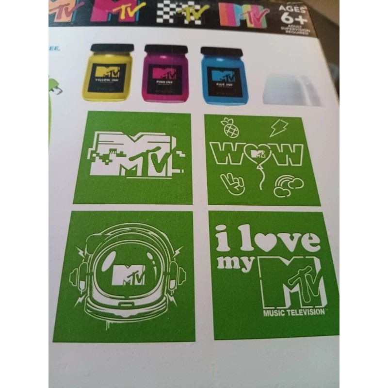 MTV Screen Printing DIY Kit - New, 4 Print MTV