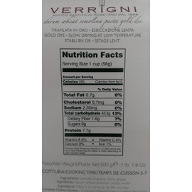2 Pack - Verrigni Gold die cut spaghetti - 1.1 lbs. each