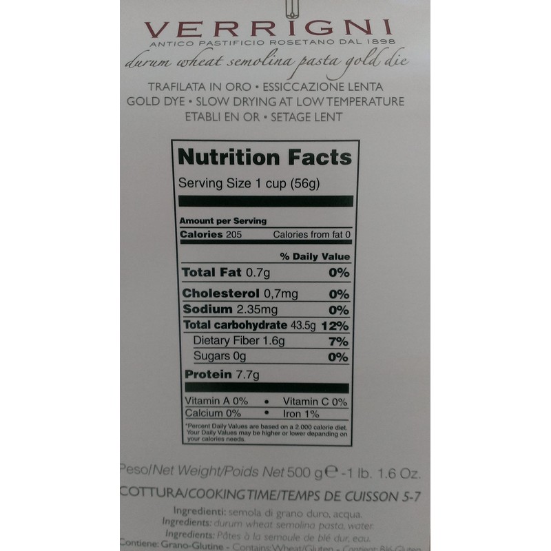 2 Pack - Verrigni Gold die cut spaghetti - 1.1