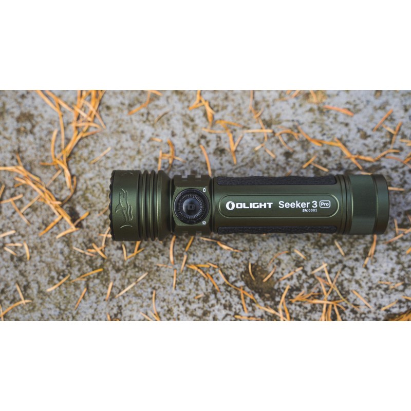 Olight Seeker 3 Pro OD Green Rechargeable Waterproof Flashlight, 4200