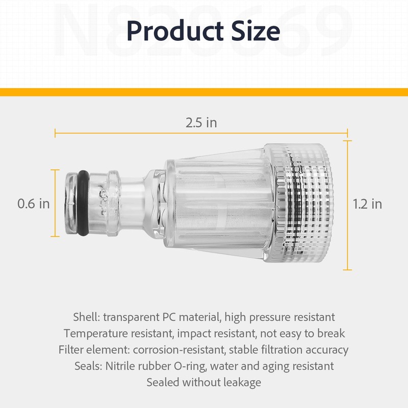 N828669 Pressure Washer Hose Quick Disconnect Unit Fits DeWalt DCPW550P1