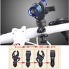 Huadoud Zxcdengjia-011 Bicycle Light Holder, Headlight Bracket, Flashlight Holder, 360