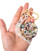 PERSONFUN Cozy Snail Bag Charm Keychain - Kawaii Acrylic Snail