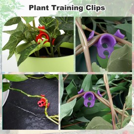 Tyqour 40PCS Plant Training Clips 90 Degree Low Stress Training Clips Plant for Bending Plant Stems Changing The Growth Direction