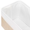 Univivi 15 inch Storage Baskets for Shelves with Handles Hard