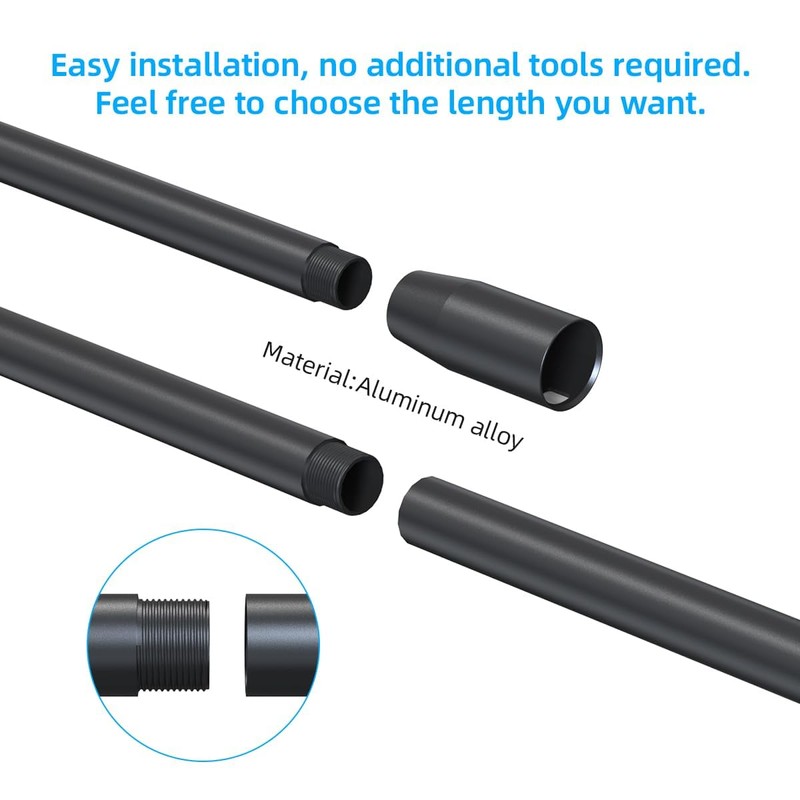 Starlink Flag Pole Mount for RV Ladders Starlink Pole Mounting