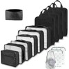 14 PCS Compression Packing Cubes Set - 8 Sizes inc