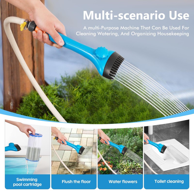 Pool Filter Cleaner Tool - High Pressure Water Sprayer for