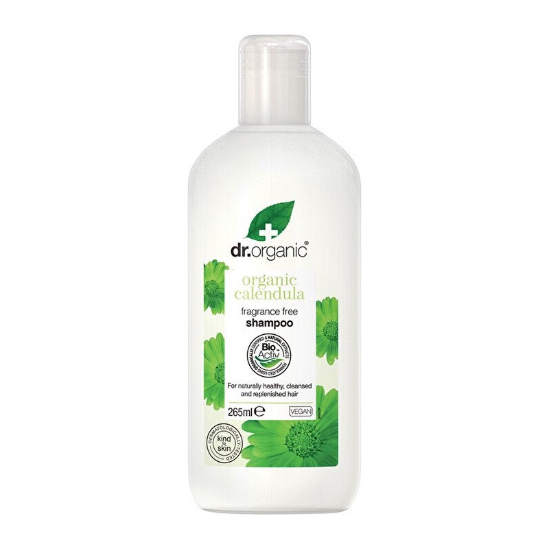 DR ORGANIC Fragrance Free Shampoo Organic Calendula 265ml