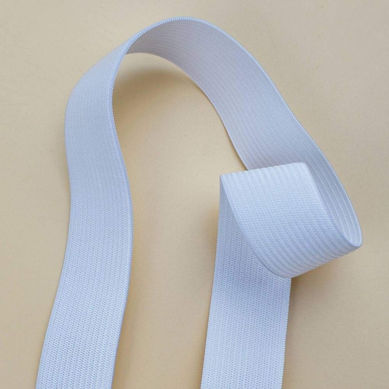 Leline's Elastic Spool, Knit Elastic Band for Sewing, White (1