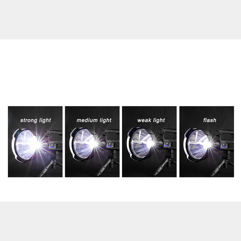 P50 Super Bright LED Searchlight Dual Light Source USB Rechargeable