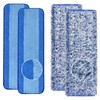 DLAIMI 4 Pack Microfiber Cleaning Pad for Bona Mop Safe