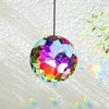 Crystal Prism Ball Rainbow Suncatcher, AB Coloured Glass Hanging Ornaments,