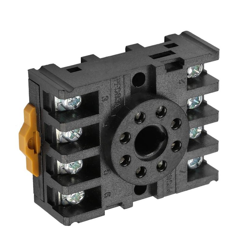 8 Pin Power Relay Base Socket Base Holder Screw Terminals