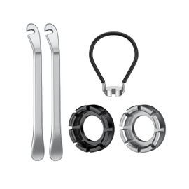 Pawfly Fahrrad Speichenschlüssel Set mit 2 Reifenhebern, Speichenwerkzeug, Felgenrichtwerkzeug, Felgenkorrekturset und 5 teiligem Fahrrad Reparatur Werkzeug Kit