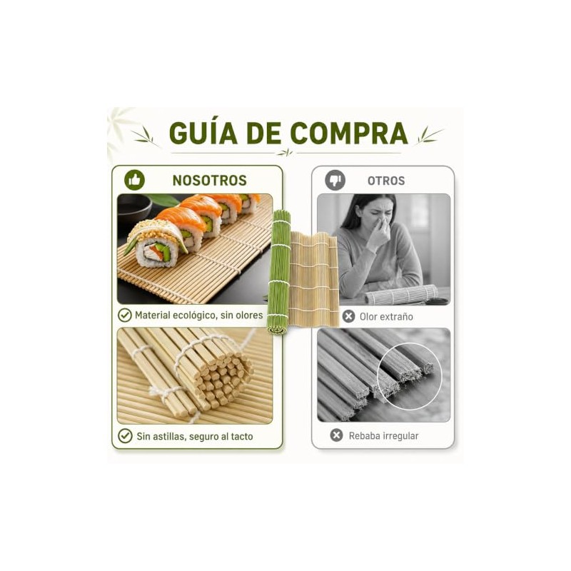 Kit para Hacer Sushi 18 en 1, Ideal para Principiantes