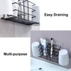 Toothbrush Holders for Bathrooms - Metal Countertop Toothbrush and Toothpaste