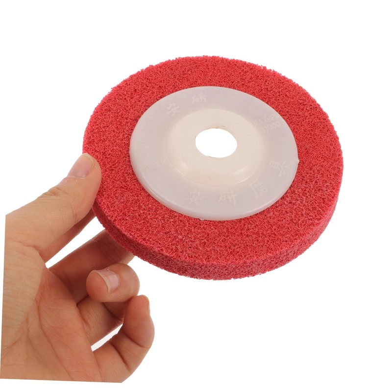 GLEAVI 6pcs Nylon Fiber Buffing Wheels for Angle Polishing Discs