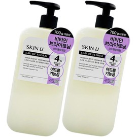 Skin U Innocent Eau De Floral Shower Gel 700g x 2 Acne-prone skin / 스킨유 이노센트 오드플로럴 샤워젤 700g x2개 여드름성 피부