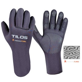 Tilos Thermoflare Eco Friendly Liner 3mm Dive Glove, Improves Warmth and Comfort (Large)