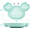 Silicone Suction Plate for Toddlers with Fork Spoon Set -