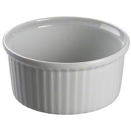 American Metalcraft 6 oz Ceramekin w/ Ribbed Sides