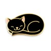 Pinsanity Cute Sleeping Cat Enamel Lapel Pin