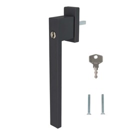 Dublin PSK Design Aluminium Patio Door Handle Lockable – Powder Coated, Colour: Grey RAL 7016 (Matte), Pin Length: 40 mm