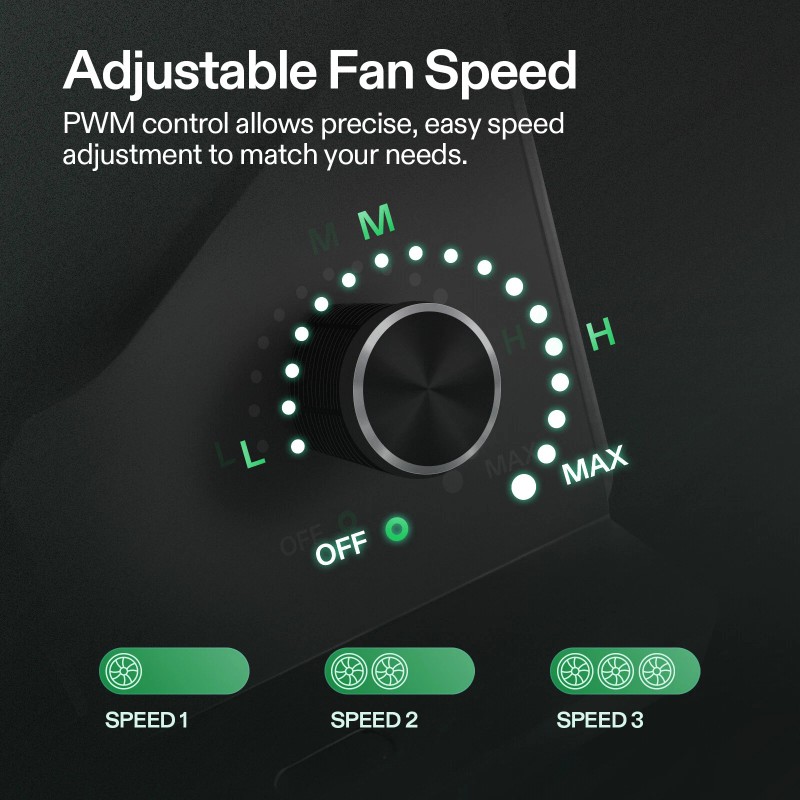 VIVOSUN M4 4" 195CFM Inline Duct Exhaust Fan Vent Blower