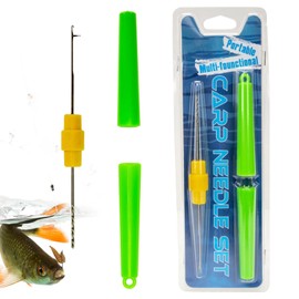 Bait Rigging Needle,Carp Fishing Baiting Double Head Rigs Tool Kit - Carp Fishing Lightweight Baiting Rigs Tool Kit for Fishing Equipment