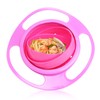 Vokmon Baby Universal Gyro Bowl, Anti Spill Dining Entertaining Toddler