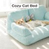 Pet Couch Bed, Washable Cat Beds for Medium Small Dogs
