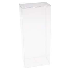 Plymor Clear Folding Action Figure Storage / Display Protector Box, 3" W x 2" D x 7" H, fits 6" Figures, 50-Pack