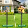 Proerr 79In Smart Bird Feeder Pole Mount Kit,Adjustable Bird House